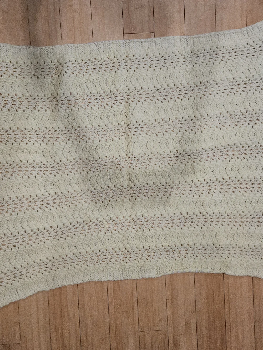 Vintage Baby Crochet Wave Blanket